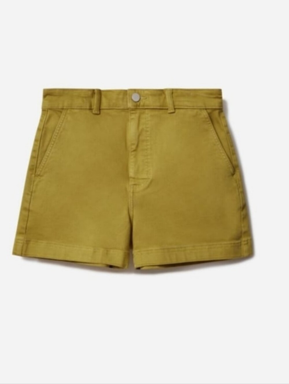 EVERLANE Cotton Shorts Gold Size 8